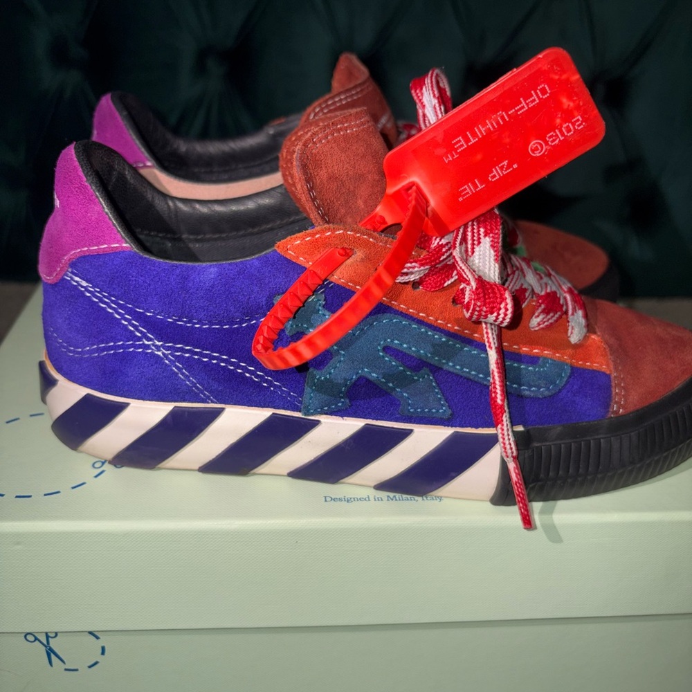 Off-White Multicolor Athletic Sneakers - image 2